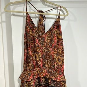 Farm Rio Silk Dress Size Medium
